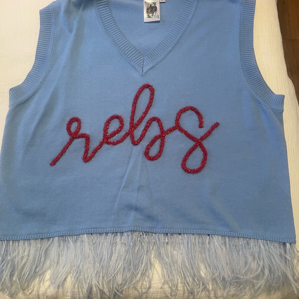 Queen of Soarkles Ole Miss sweater vest